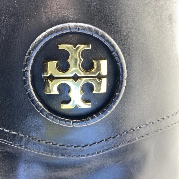 NEW TORY BURCH Women’s Ashlynn Venus Riding Boots – Black – Size 8M – Low Heel – - Picture 9 of 12